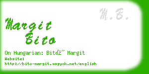 margit bito business card